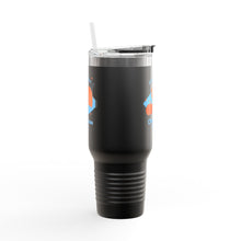Load image into Gallery viewer, Insulated Travel Mug, Black Cat Magic Orange Cat PSL