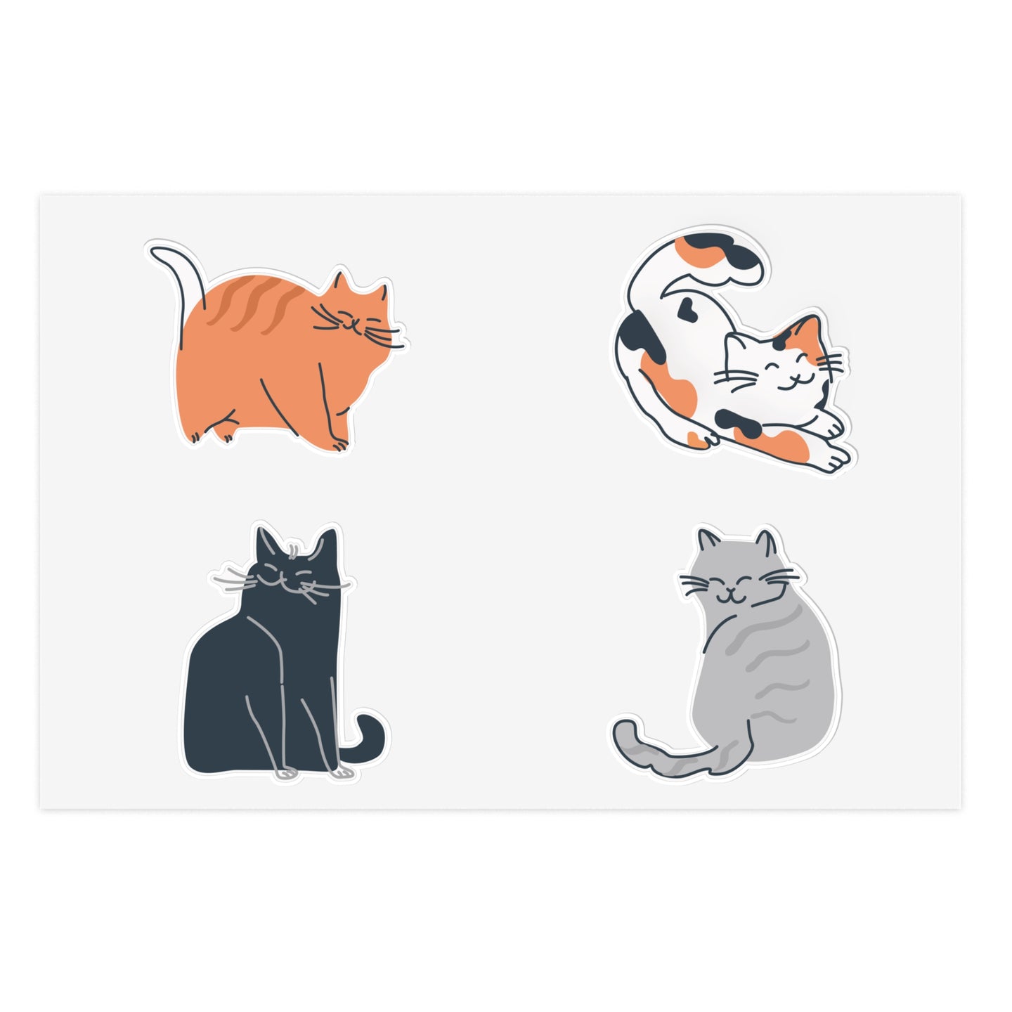 Happy Cats Stickers