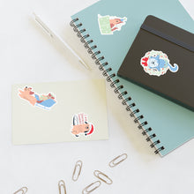 Load image into Gallery viewer, Holiday Dogs Sticker Sheet —Christmas Stickers