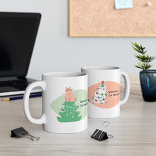 Load image into Gallery viewer, Christmas Cat Mug — "Whatever, I'm the Star" 11oz Holiday Coffee Cup