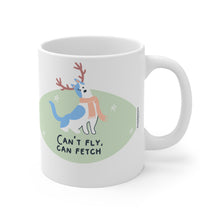 Load image into Gallery viewer, Puppy Sleigh All Day Christmas Mug –  11oz Holiday Coffee Cup