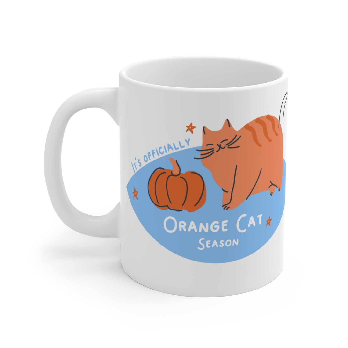 Orange Cat Magic Mug