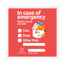 Load image into Gallery viewer, National Pet Fire Safety Day Sticker